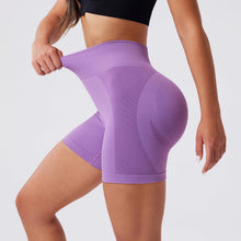 Load image into Gallery viewer, Evercute Women's Gym Shorts 3/4 Pack Seamless Scrunch Butt Lifting Workout Shorts 5" Tummy Control Ruched Booty Yoga Short