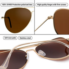 Load image into Gallery viewer, Pro Acme Aviator Sunglasses for Men Women Classic Polarized UV400 Protection