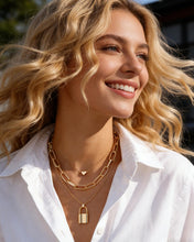 Load image into Gallery viewer, FAXHION 68 Pcs Gold Jewelry Set for Women with 7 Necklace, 17 Bracelet, 5 Hoop Earrings, 15 Stud Earrings, 24 Knuckle Rings for Women Jewelry Set for Women