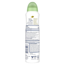 Load image into Gallery viewer, Dove Advanced Care Antiperspirant Deodorant Spray Apple &amp; White Tea Antiperspirant deodorant to help skin barrier repair by boosting skin's ceramide levels 72-hour odor and sweat protection 3.8 oz