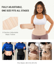 Load image into Gallery viewer, FeelinGirl Waist Trainer for Women Trimmer Belt Waist Cincher Tummy Wrap Plus Size Snatch Bandage Body Shaper
