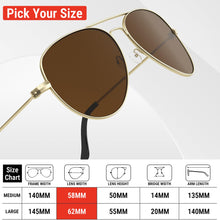 Load image into Gallery viewer, Pro Acme Aviator Sunglasses for Men Women Classic Polarized UV400 Protection