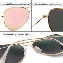 Load image into Gallery viewer, Pro Acme Aviator Sunglasses for Men Women Classic Polarized UV400 Protection