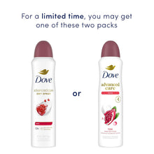 Load image into Gallery viewer, Dove Advanced Care Antiperspirant Deodorant Spray Apple &amp; White Tea Antiperspirant deodorant to help skin barrier repair by boosting skin's ceramide levels 72-hour odor and sweat protection 3.8 oz