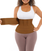 Load image into Gallery viewer, FeelinGirl Waist Trainer for Women Trimmer Belt Waist Cincher Tummy Wrap Plus Size Snatch Bandage Body Shaper