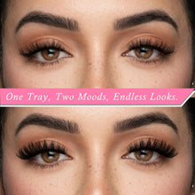 Load image into Gallery viewer, APCYUST Lashes Wispy False Eyelashes Strips 4 Styles Cat Eye Strip Lash Natural Looking Fake Mink Eyelash Pack Short Fluffy Full Faux Lashes that Look Like Extensions Clear Band Pestañas Postizas