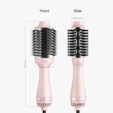 Load image into Gallery viewer, TYMO Hair Dryer Brush Blow Dryer Brush in One, 4 in 1 Ionic Hairdryer and Styler Volumizer with Oval Titanium Barrel, Hot Air Straightener for Smooth Frizz-Free Blowout, Gold, 2.85 Inch