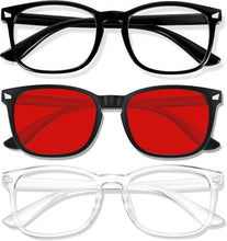 Load image into Gallery viewer, Blue Light Glasses for Woman Men, 99% Blocking Square Frame 5 Pairs | Anti Eyestrain &amp; UV Glare Protection, Computer Blue Light Blocking Glasses for Gaming TV Phone Screen