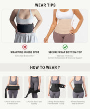 Load image into Gallery viewer, FeelinGirl Waist Trainer for Women Trimmer Belt Waist Cincher Tummy Wrap Plus Size Snatch Bandage Body Shaper