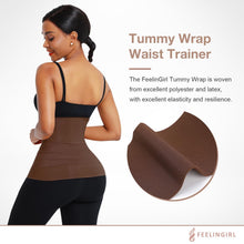 Load image into Gallery viewer, FeelinGirl Waist Trainer for Women Trimmer Belt Waist Cincher Tummy Wrap Plus Size Snatch Bandage Body Shaper