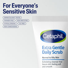 Load image into Gallery viewer, Cetaphil Exfoliating Face Wash, Gentle Daily Scrub, Sensitive Skin, 6 oz | Hypoallergenic, non-irritating, cleanses &amp; exfoliates, all skin types, dermatologist recommended, daily skincare