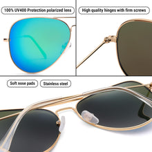 Load image into Gallery viewer, Pro Acme Aviator Sunglasses for Men Women Classic Polarized UV400 Protection