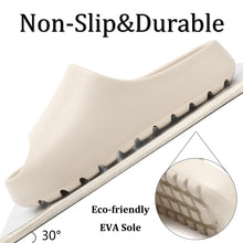 Load image into Gallery viewer, Jaeynow Cloud Slides for Women,Unisex EVA Soft Recovery Slides,Thick Sole Open Toe Mens Pillow Slides Shower Shoes Outdoor&amp;Indoor House Slippers
