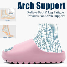 Load image into Gallery viewer, Jaeynow Cloud Slides for Women,Unisex EVA Soft Recovery Slides,Thick Sole Open Toe Mens Pillow Slides Shower Shoes Outdoor&amp;Indoor House Slippers