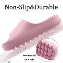 Load image into Gallery viewer, Jaeynow Cloud Slides for Women,Unisex EVA Soft Recovery Slides,Thick Sole Open Toe Mens Pillow Slides Shower Shoes Outdoor&amp;Indoor House Slippers