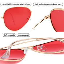 Load image into Gallery viewer, Pro Acme Aviator Sunglasses for Men Women Classic Polarized UV400 Protection