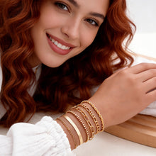 Load image into Gallery viewer, FAXHION 68 Pcs Gold Jewelry Set for Women with 7 Necklace, 17 Bracelet, 5 Hoop Earrings, 15 Stud Earrings, 24 Knuckle Rings for Women Jewelry Set for Women