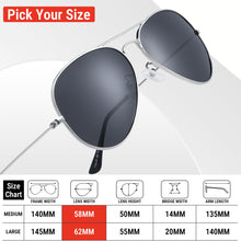 Load image into Gallery viewer, Pro Acme Aviator Sunglasses for Men Women Classic Polarized UV400 Protection