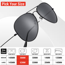 Load image into Gallery viewer, Pro Acme Aviator Sunglasses for Men Women Classic Polarized UV400 Protection
