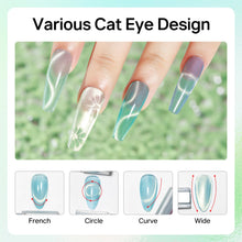 Load image into Gallery viewer, MIZHSE Pearl Gel Nail Polish Set, 6 Colors Iridescent Shimmer Aurora Blue Pearl White Purple Mermaid Gel Nail Polish Soak Off U V LED Shell Thread Effect,for Nail Salon Home Manicure