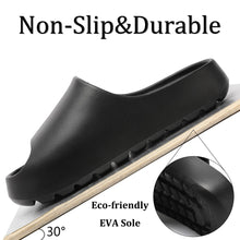 Load image into Gallery viewer, Jaeynow Cloud Slides for Women,Unisex EVA Soft Recovery Slides,Thick Sole Open Toe Mens Pillow Slides Shower Shoes Outdoor&amp;Indoor House Slippers