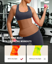 Load image into Gallery viewer, FeelinGirl Waist Trainer for Women Trimmer Belt Waist Cincher Tummy Wrap Plus Size Snatch Bandage Body Shaper