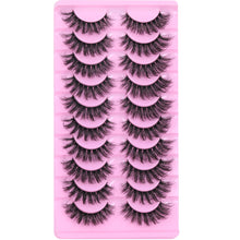 Load image into Gallery viewer, 14 Pairs Wispy Mink Lashes False Eye Lashes Natural Look 5D Volume 16mm Fake Eyelashes Pack by TNFVLONEINS