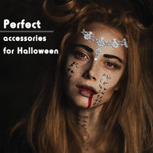 Load image into Gallery viewer, Head Chain Jewelry Headpiece Rhinestone Wedding Headband Headpiece Bohemian Style Rhinestone Headband Diamond Head Chain Hair Accessories for Women Girls Hair Decoration(Gold)