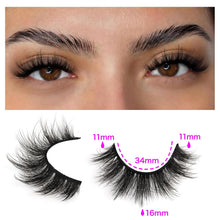 Load image into Gallery viewer, 14 Pairs Wispy Mink Lashes False Eye Lashes Natural Look 5D Volume 16mm Fake Eyelashes Pack by TNFVLONEINS