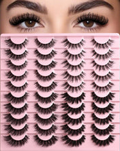 Load image into Gallery viewer, APCYUST Lashes Wispy False Eyelashes Strips 4 Styles Cat Eye Strip Lash Natural Looking Fake Mink Eyelash Pack Short Fluffy Full Faux Lashes that Look Like Extensions Clear Band Pestañas Postizas