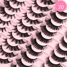 Load image into Gallery viewer, APCYUST Lashes Wispy False Eyelashes Strips 4 Styles Cat Eye Strip Lash Natural Looking Fake Mink Eyelash Pack Short Fluffy Full Faux Lashes that Look Like Extensions Clear Band Pestañas Postizas
