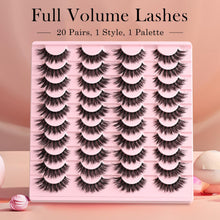 Load image into Gallery viewer, APCYUST Lashes Wispy False Eyelashes Strips 4 Styles Cat Eye Strip Lash Natural Looking Fake Mink Eyelash Pack Short Fluffy Full Faux Lashes that Look Like Extensions Clear Band Pestañas Postizas
