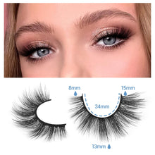 Load image into Gallery viewer, 14 Pairs Wispy Mink Lashes False Eye Lashes Natural Look 5D Volume 16mm Fake Eyelashes Pack by TNFVLONEINS