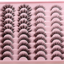 Load image into Gallery viewer, APCYUST Lashes Wispy False Eyelashes Strips 4 Styles Cat Eye Strip Lash Natural Looking Fake Mink Eyelash Pack Short Fluffy Full Faux Lashes that Look Like Extensions Clear Band Pestañas Postizas