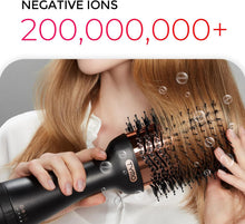 Load image into Gallery viewer, TYMO Hair Dryer Brush Blow Dryer Brush in One, 4 in 1 Ionic Hairdryer and Styler Volumizer with Oval Titanium Barrel, Hot Air Straightener for Smooth Frizz-Free Blowout, Gold, 2.85 Inch