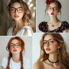 Load image into Gallery viewer, Blue Light Glasses for Woman Men, 99% Blocking Square Frame 5 Pairs | Anti Eyestrain &amp; UV Glare Protection, Computer Blue Light Blocking Glasses for Gaming TV Phone Screen