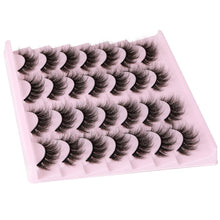 Load image into Gallery viewer, 14 Pairs Wispy Mink Lashes False Eye Lashes Natural Look 5D Volume 16mm Fake Eyelashes Pack by TNFVLONEINS