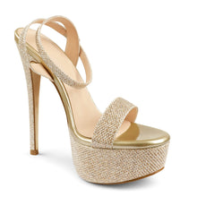 Load image into Gallery viewer, MERUMOTE Women's Platform Heels Sky High Heel Sandals Party Bridal Evening Shoes