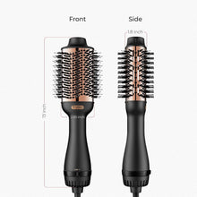 Load image into Gallery viewer, TYMO Hair Dryer Brush Blow Dryer Brush in One, 4 in 1 Ionic Hairdryer and Styler Volumizer with Oval Titanium Barrel, Hot Air Straightener for Smooth Frizz-Free Blowout, Gold, 2.85 Inch