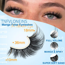 Load image into Gallery viewer, 14 Pairs Wispy Mink Lashes False Eye Lashes Natural Look 5D Volume 16mm Fake Eyelashes Pack by TNFVLONEINS