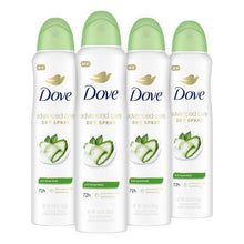 Load image into Gallery viewer, Dove Advanced Care Antiperspirant Deodorant Spray Apple &amp; White Tea Antiperspirant deodorant to help skin barrier repair by boosting skin's ceramide levels 72-hour odor and sweat protection 3.8 oz