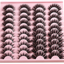 Load image into Gallery viewer, APCYUST Lashes Wispy False Eyelashes Strips 4 Styles Cat Eye Strip Lash Natural Looking Fake Mink Eyelash Pack Short Fluffy Full Faux Lashes that Look Like Extensions Clear Band Pestañas Postizas