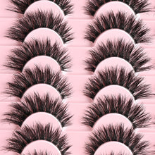 Load image into Gallery viewer, APCYUST Lashes Wispy False Eyelashes Strips 4 Styles Cat Eye Strip Lash Natural Looking Fake Mink Eyelash Pack Short Fluffy Full Faux Lashes that Look Like Extensions Clear Band Pestañas Postizas