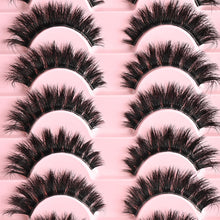 Load image into Gallery viewer, APCYUST Lashes Wispy False Eyelashes Strips 4 Styles Cat Eye Strip Lash Natural Looking Fake Mink Eyelash Pack Short Fluffy Full Faux Lashes that Look Like Extensions Clear Band Pestañas Postizas