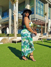 Load image into Gallery viewer, Tropical 2 Piece Maxi Skirt Shorts Set
