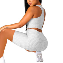 Load image into Gallery viewer, Sugar White 2 Piece Shorts Set