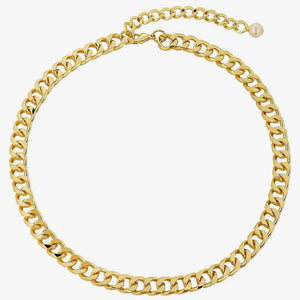 GOLD CUBAN CHOKER NECKLACE