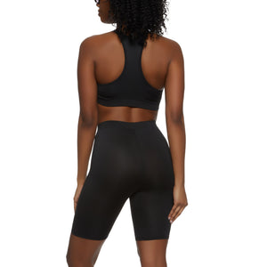 Black 3 Piece Biker Shorts Set Active Athletic Sportswear