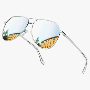 Silver Mirrored Unisex Sunglasses