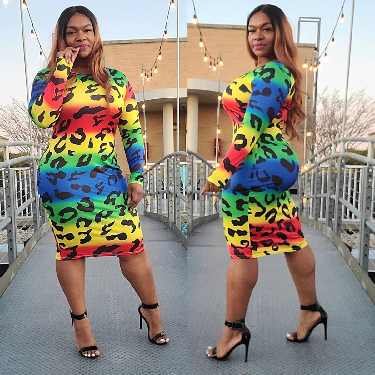 Sweet Ada Long Sleeve Midi Dress – MzShibaBaby